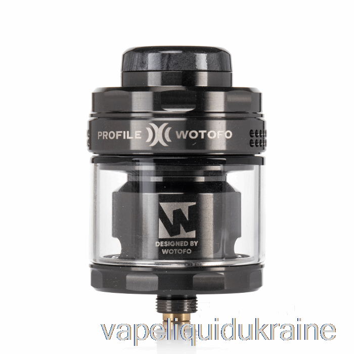 Vape Liquid Ukraine Wotofo Profile X 28mm RTA Gunmetal